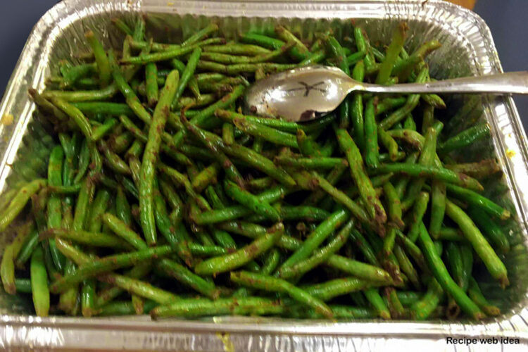 Roasted green beans