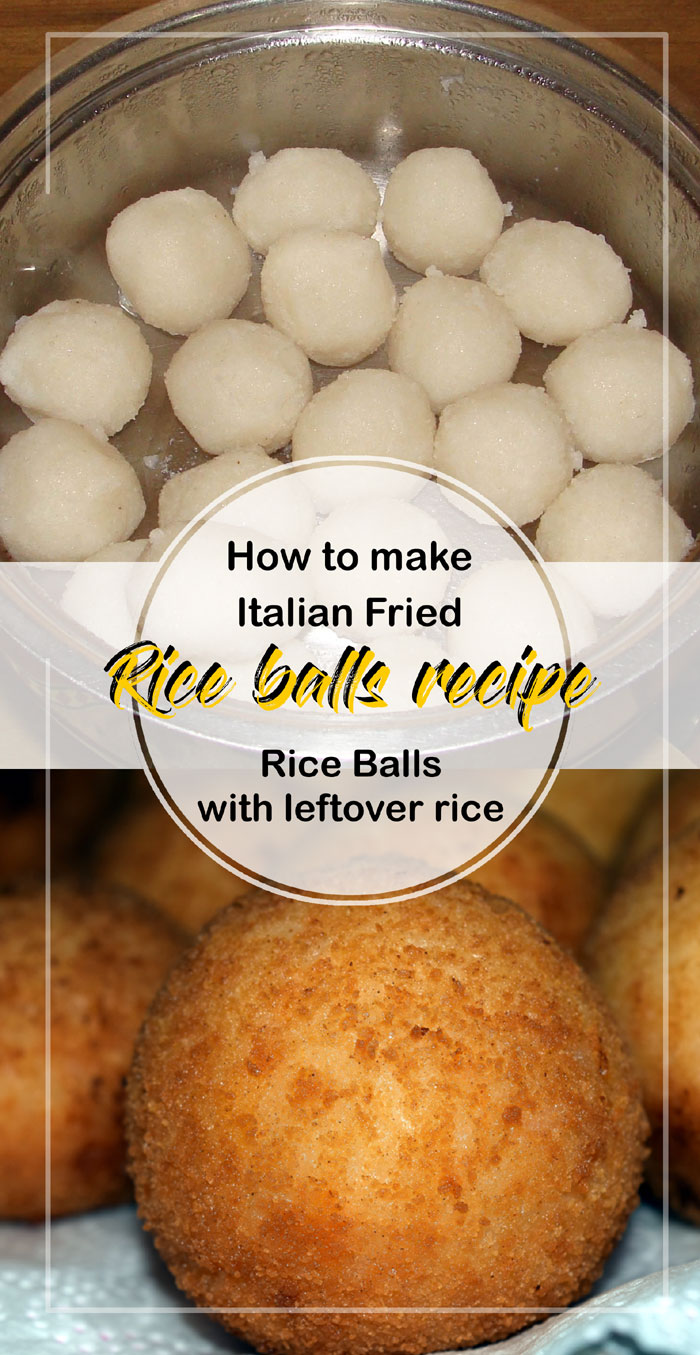 Italian Fried Rice Balls recipe
