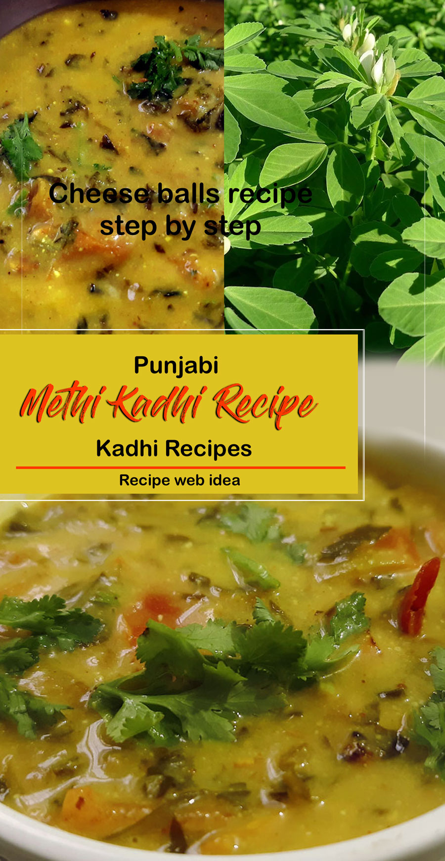 Punjabi Methi Kadhi | Kadhi Recipes