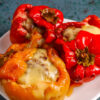 Chicken stuffed peppers
