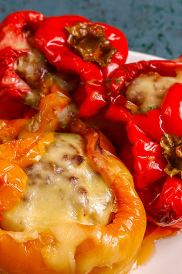 Chicken stuffed peppers